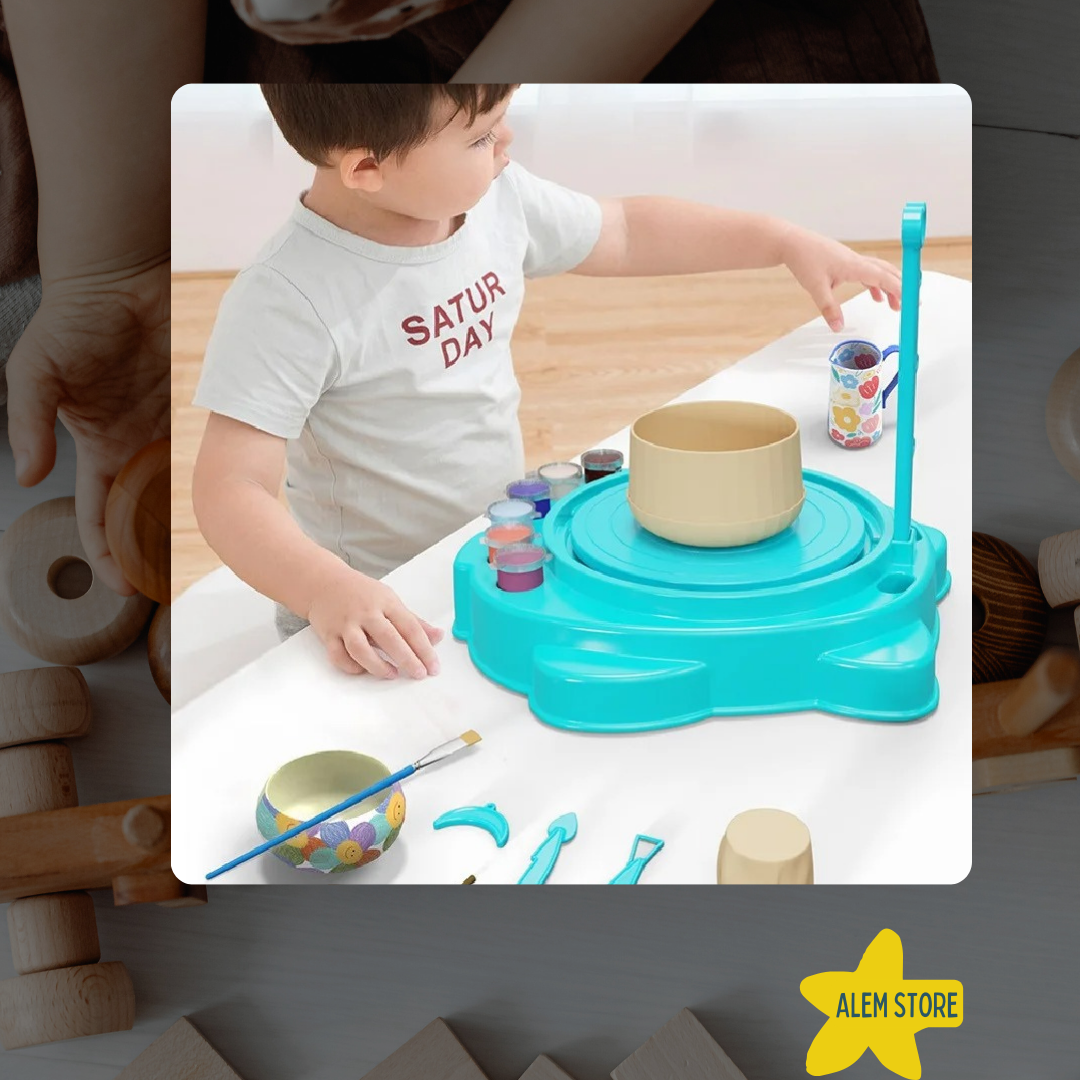 MAQUINA DE CERAMICA PARA NIÑOS - POTTERY CREATION